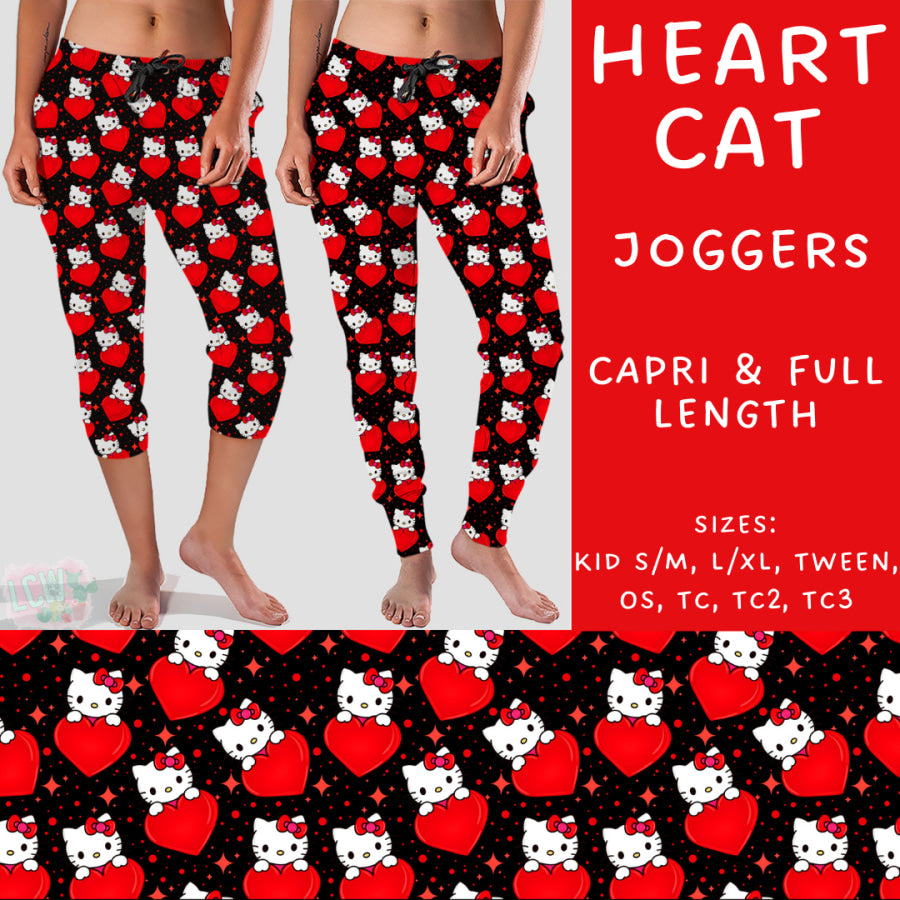 Preorder Custom Styles - Heart Cat - Closes 11 Oct - ETA late Dec 2024 Leggings