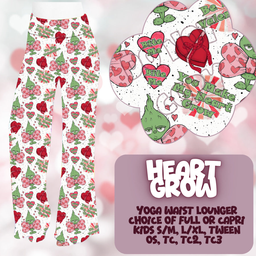 PREORDER Custom Styles - Heart Grow - Closes 2 Dec - ETA mid Feb 2025 Leggings