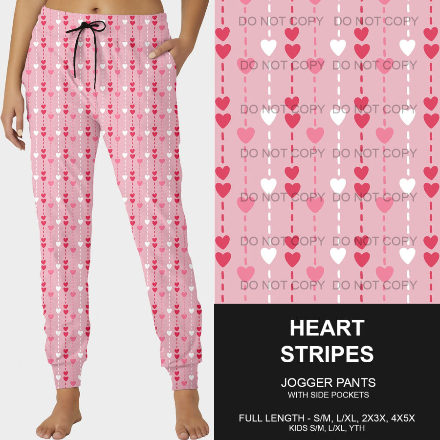 PREORDER Custom Styles - Heart Stripes - Closes 26 Nov - ETA early Feb 2025 Loungewear