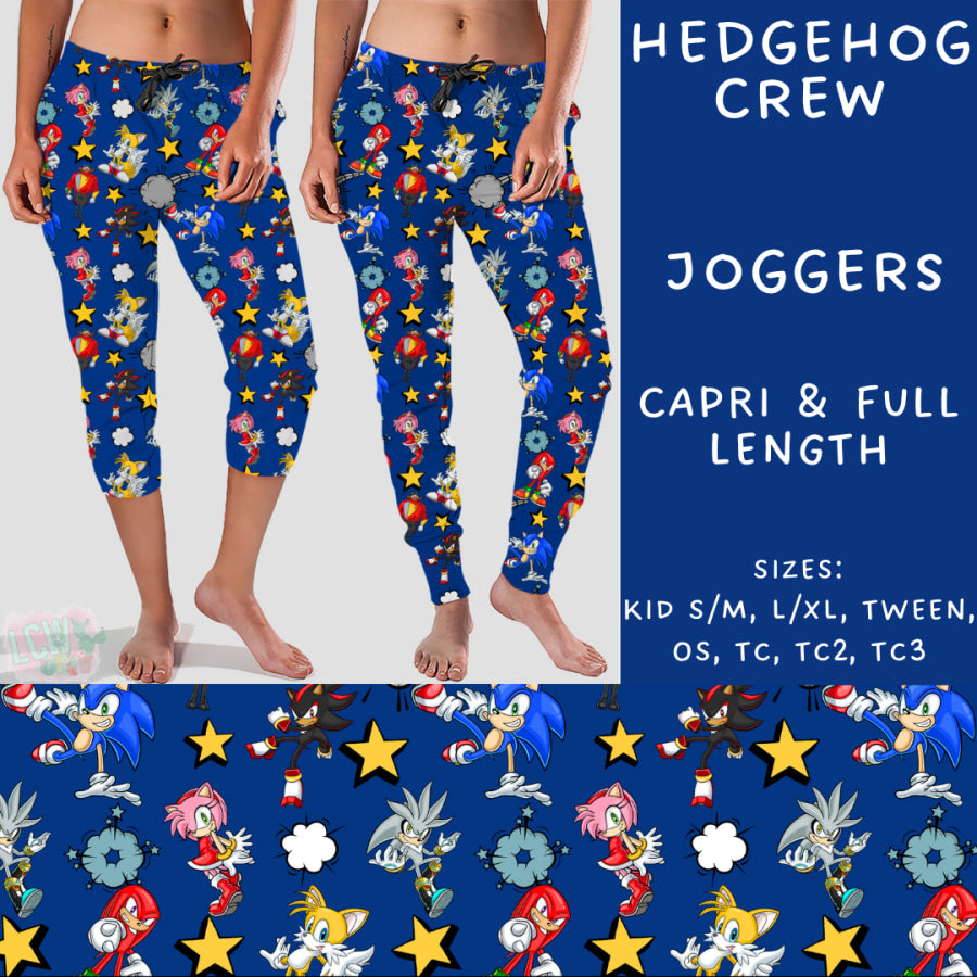 Preorder Custom Styles - Hedgehog Crew- Closes 11 Oct - ETA late Dec 2024 Leggings