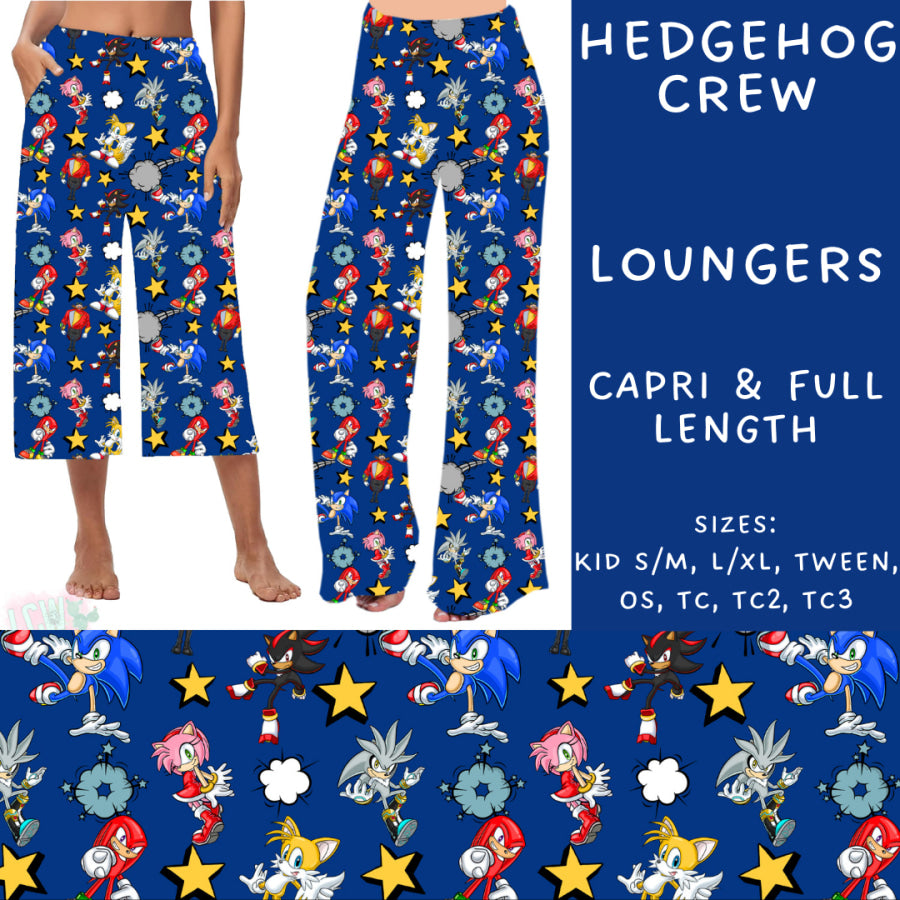 Preorder Custom Styles - Hedgehog Crew- Closes 11 Oct - ETA late Dec 2024 Leggings