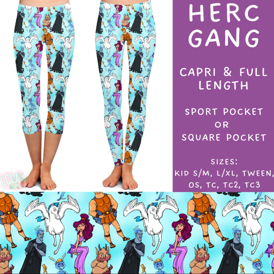 Preorder Custom Styles - Herc Gang - Closes 5 Mar - ETA late May 2025 Leggings