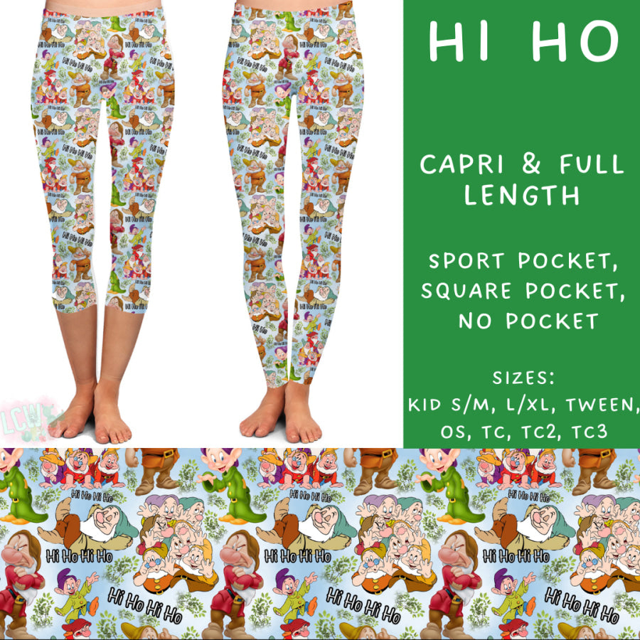 Preorder Custom Styles - Hi Ho - Closes 18 Nov - ETA early Feb 2025 Leggings