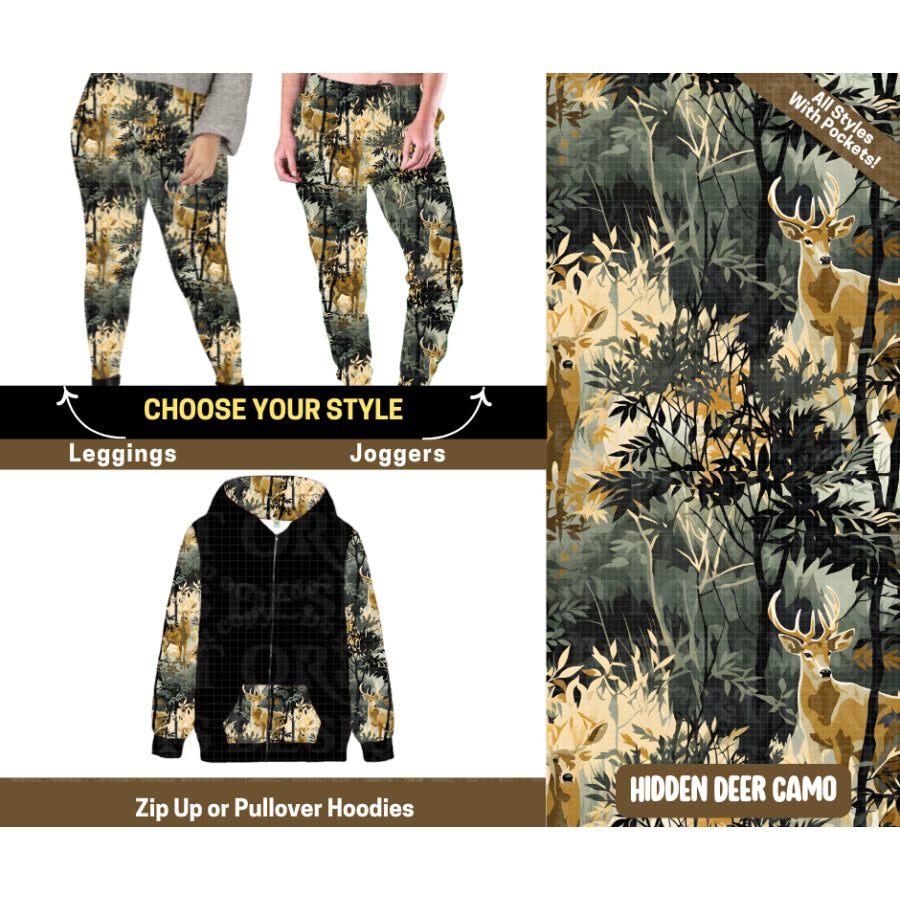 Preorder Custom Styles Hidden Deer Camo Closes 12 Sep ETA mid Jan 2026 Leggings