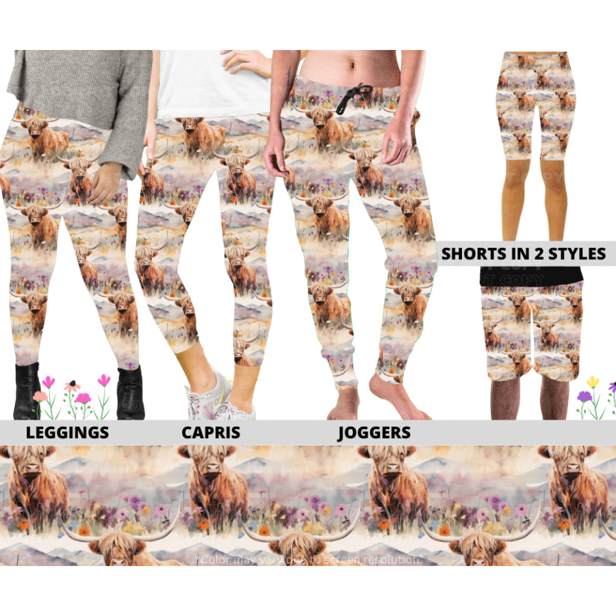 PREORDER Custom Styles - Highland Prairie - Closes 27 Jan - ETA late Apr 2025 Leggings