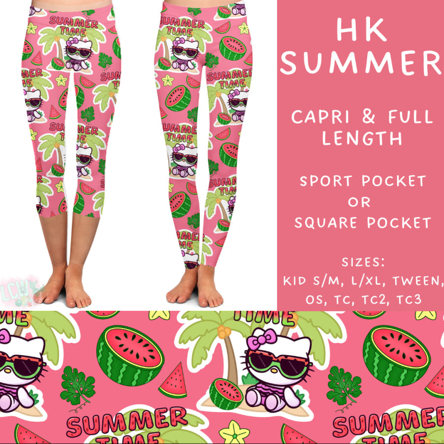 Preorder Custom Styles - HK Summer - Closes 15 May - ETA mid Jul 2025 Leggings