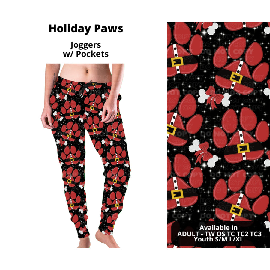 PREORDER Custom Styles - Holiday Paws - Closes 18 Sep - ETA early Dec 2024 Leggings