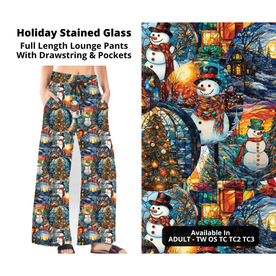 PREORDER Custom Styles - Holiday Stained Glass - Closes 7 Oct - ETA late Dec 2024 Leggings