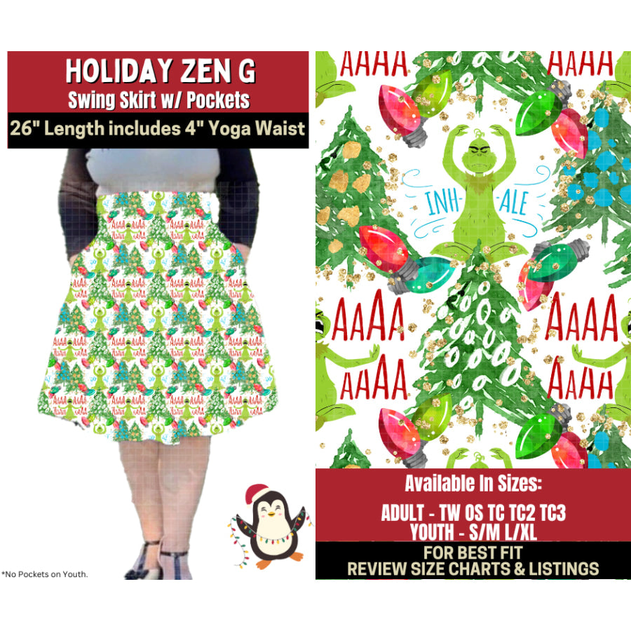 Preorder Custom Styles Holiday Zen G Closes 4 Sep ETA early Jan 2026 Leggings