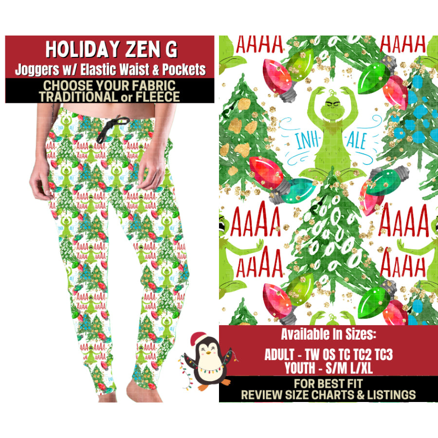 Preorder Custom Styles Holiday Zen G Closes 4 Sep ETA early Jan 2026 Leggings