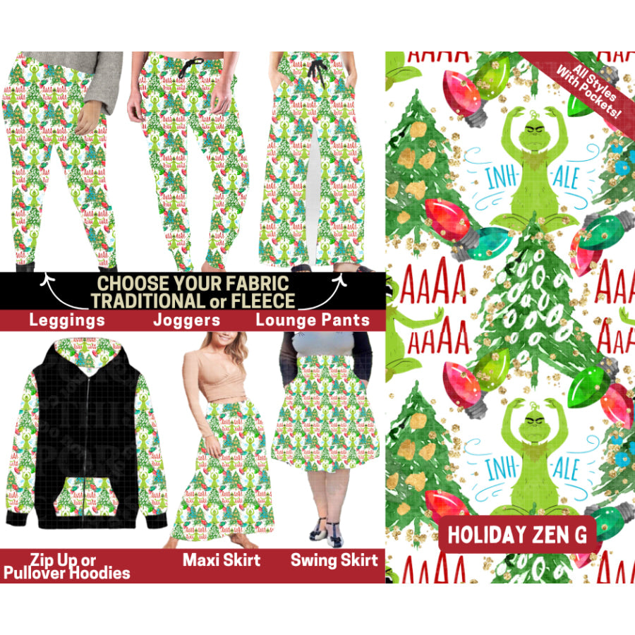 Preorder Custom Styles Holiday Zen G Closes 4 Sep ETA early Jan 2026 Leggings