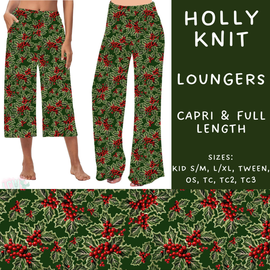 Preorder Custom Styles - Holly Knit - Closes 31 Oct - ETA early Jan 2025 Leggings