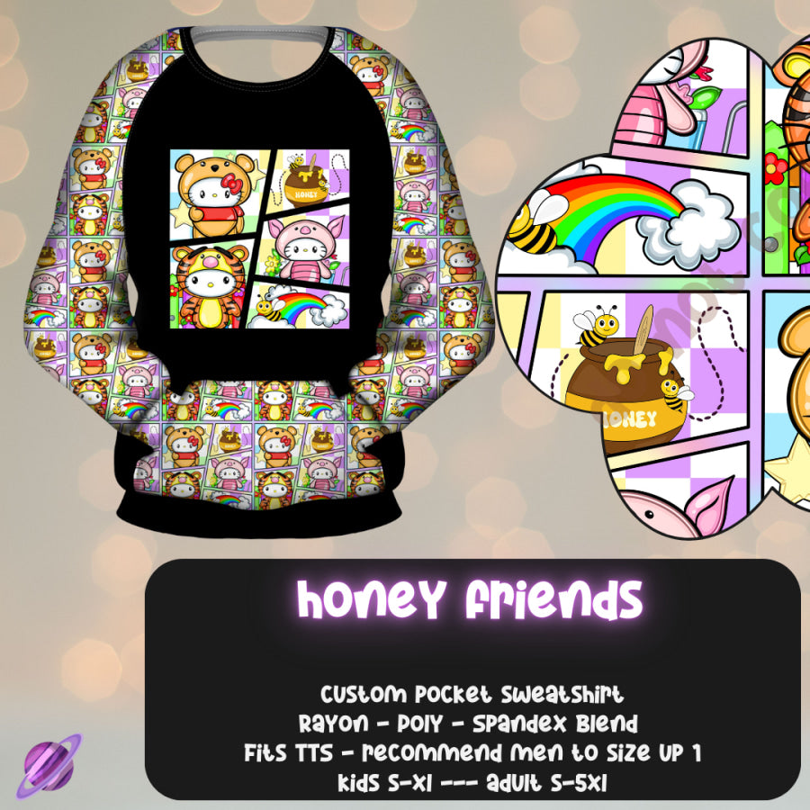 Preorder Custom Styles - Honey Friends - Closes 17 Nov - ETA mid Feb 2025 Streetwear