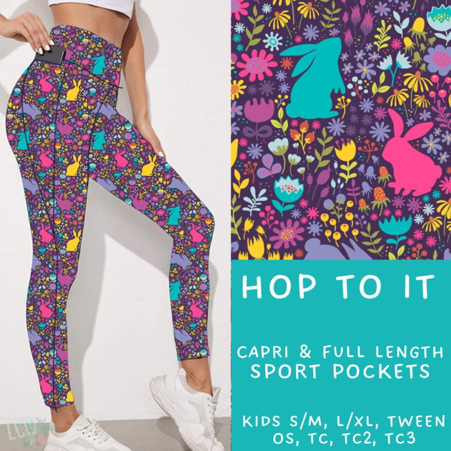 Preorder Custom Styles - Hop To It - Closes 30 Jan - ETA late Apr 2025 Leggings