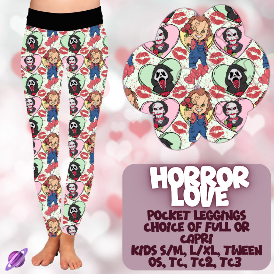 PREORDER Custom Styles - Horror Love - Closes 2 Dec - ETA mid Feb 2025 Leggings