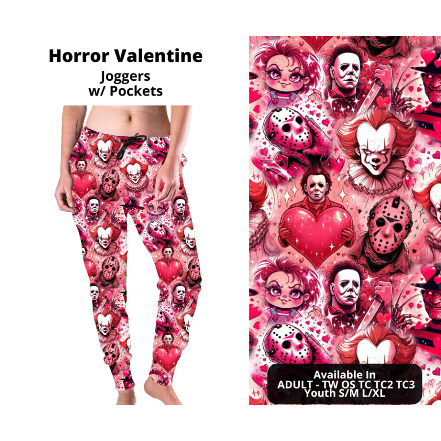 PREORDER Custom Styles - Horror Valentine - Closes 28 Nov - ETA late Feb 2025 Leggings