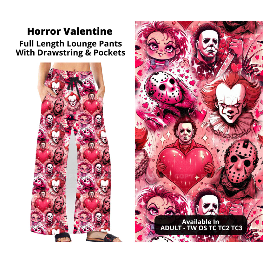 PREORDER Custom Styles - Horror Valentine - Closes 28 Nov - ETA late Feb 2025 Leggings