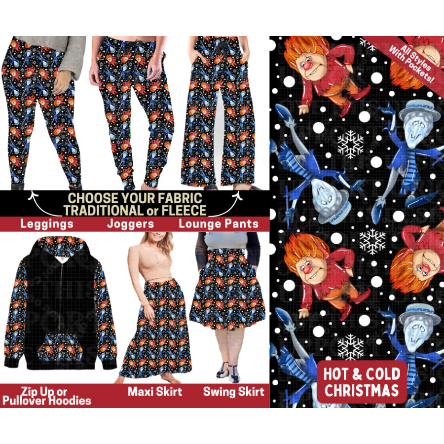 Preorder Custom Styles Hot and Cold Christmas Closes 4 Sep ETA early Jan 2026 Leggings
