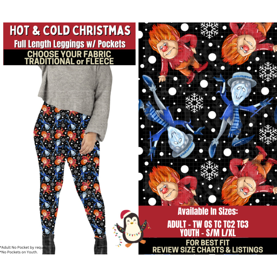 Preorder Custom Styles Hot and Cold Christmas Closes 4 Sep ETA early Jan 2026 Leggings
