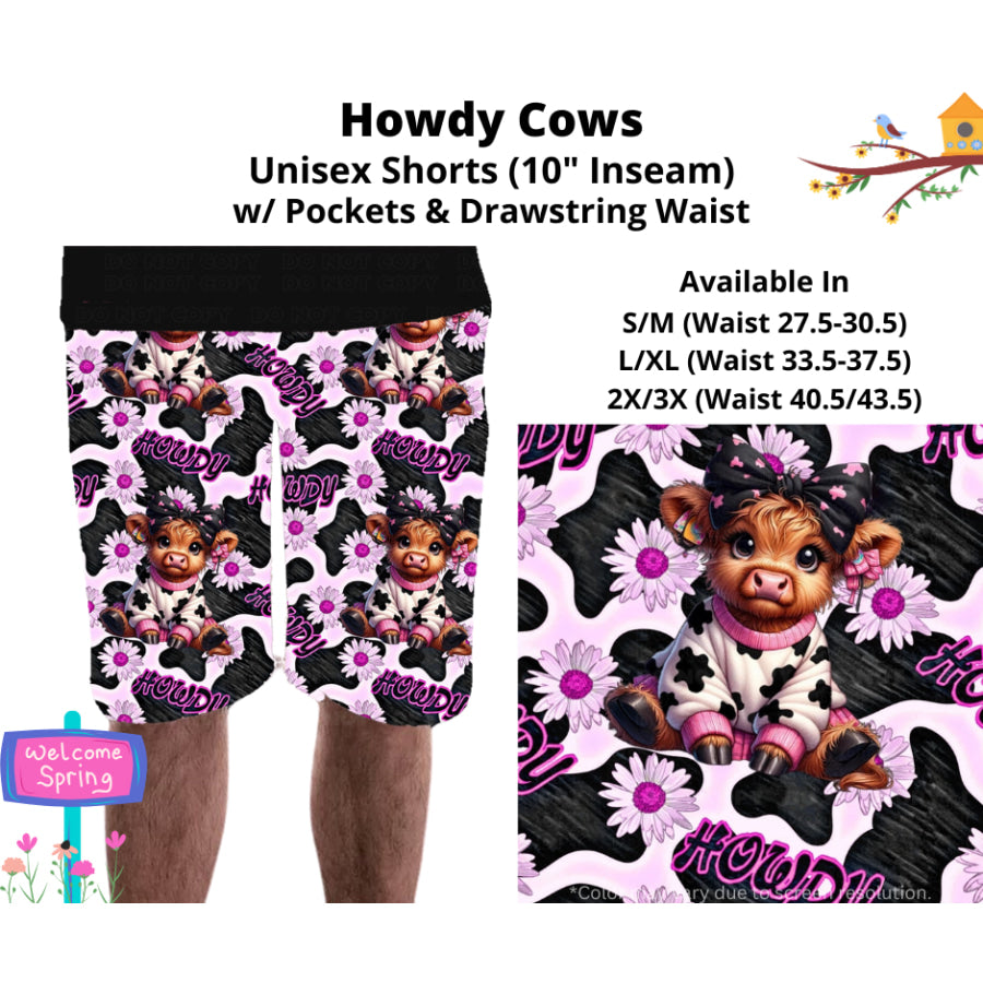 PREORDER Custom Styles - Howdy Cows - Closes 20 Jan - ETA late Apr 2025 Leggings