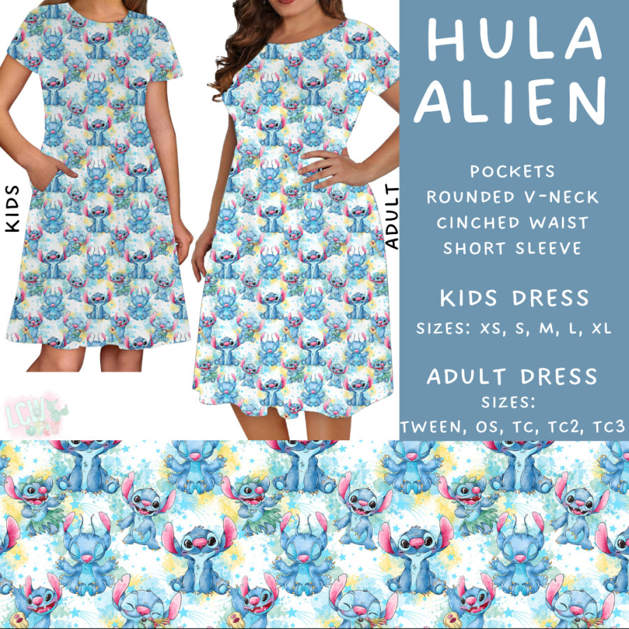 Preorder Custom Styles - Hula Alien - Closes 27 Jan - ETA late Apr 2025 Leggings