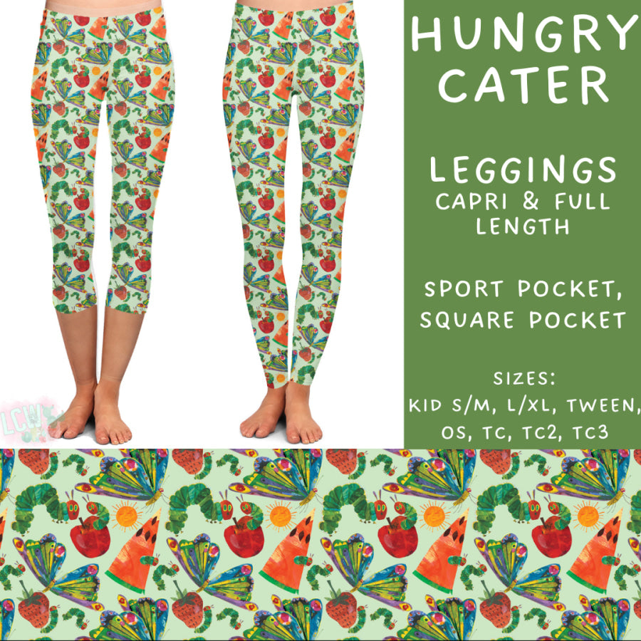 Preorder Custom Styles - Hungry Cater - Closes 17 Jan - ETA late Apr 2025 Leggings