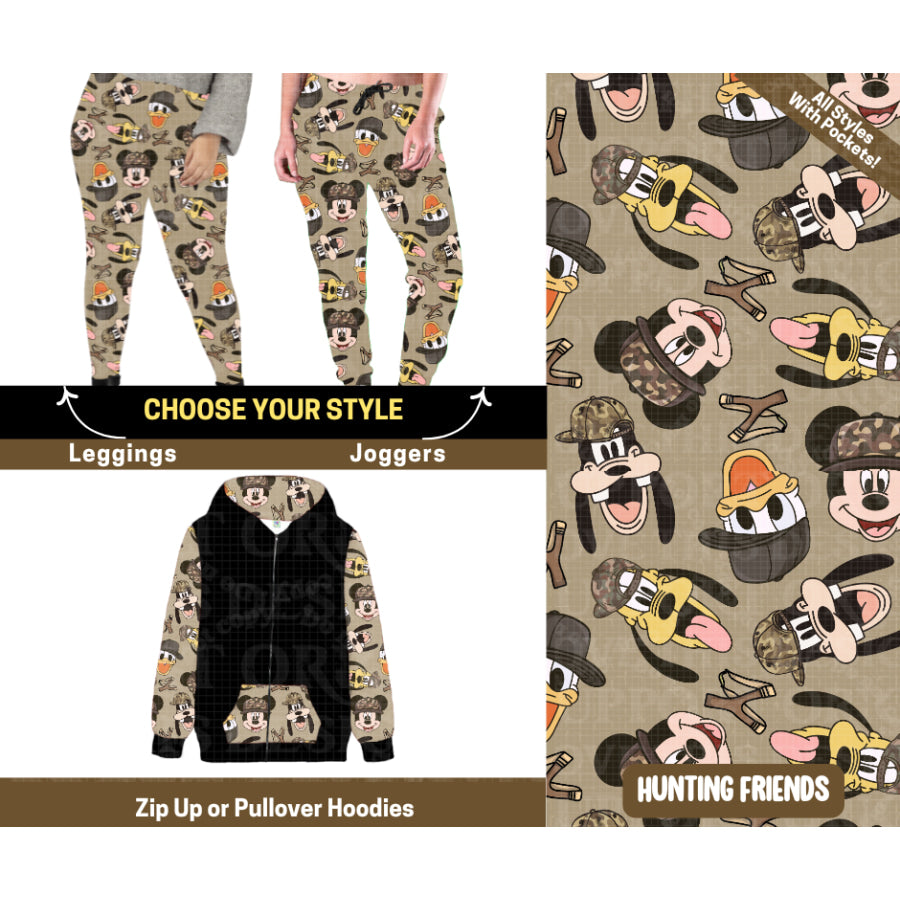 Preorder Custom Styles Hunting Friends Closes 12 Sep ETA mid Jan 2026 Leggings