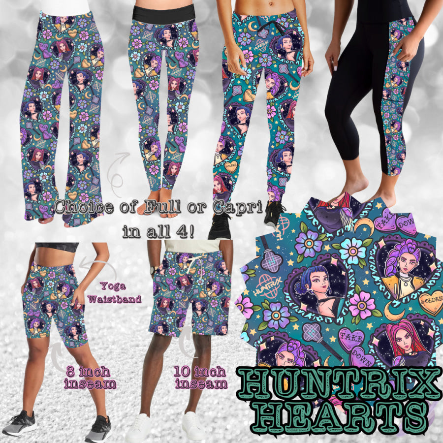 PREORDER Custom Styles - Huntrix Hearts - Closes 15 Sep - ETA mid Dec 2025 Leggings