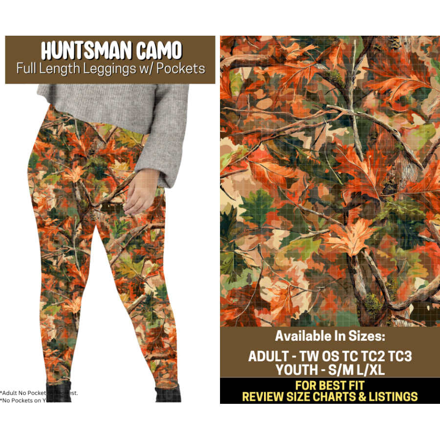 Preorder Custom Styles Huntsman Camo Closes 12 Sep ETA mid Jan 2026 Leggings