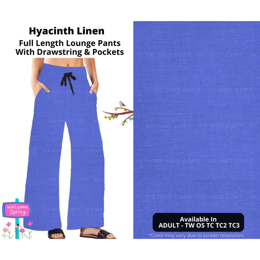 PREORDER Custom Styles - Hyacinth Linen - Closes 8 Jan - ETA late Apr 2025 Leggings