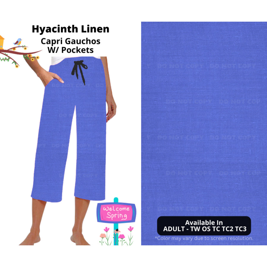 PREORDER Custom Styles - Hyacinth Linen - Closes 8 Jan - ETA late Apr 2025 Leggings