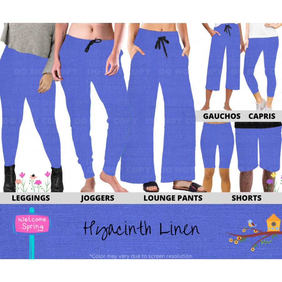 PREORDER Custom Styles - Hyacinth Linen - Closes 8 Jan - ETA late Apr 2025 Leggings