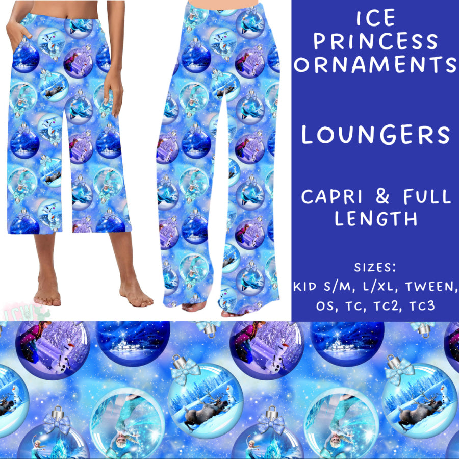 Preorder Custom Styles - Ice Princess Ornaments - Closes 31 Oct - ETA early Jan 2025 Leggings