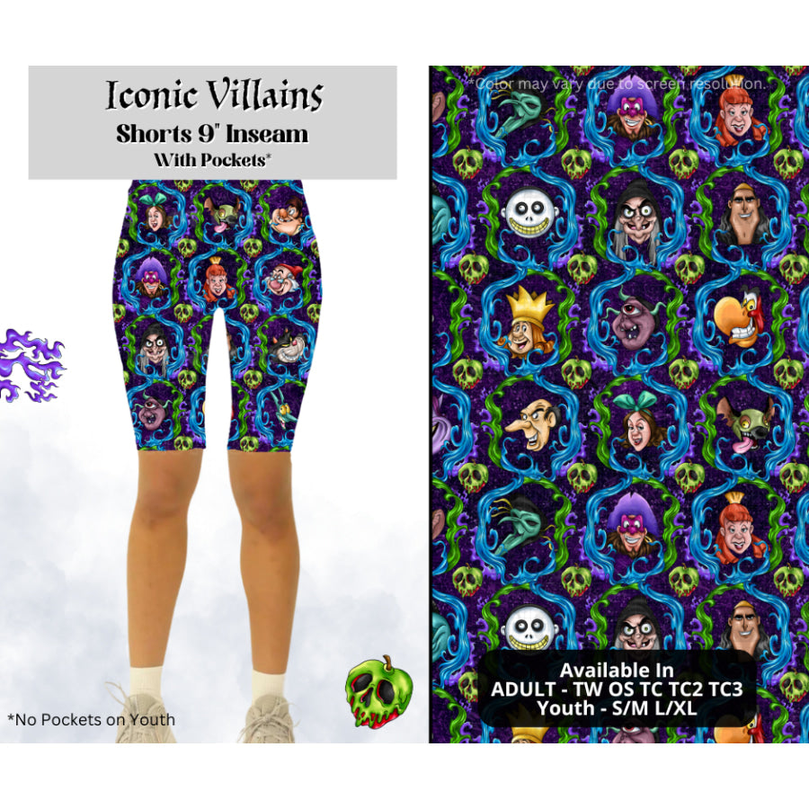 Preorder Custom Styles - Iconic Villains - Closes 28 Mar - ETA mid Jul 2025 Leggings