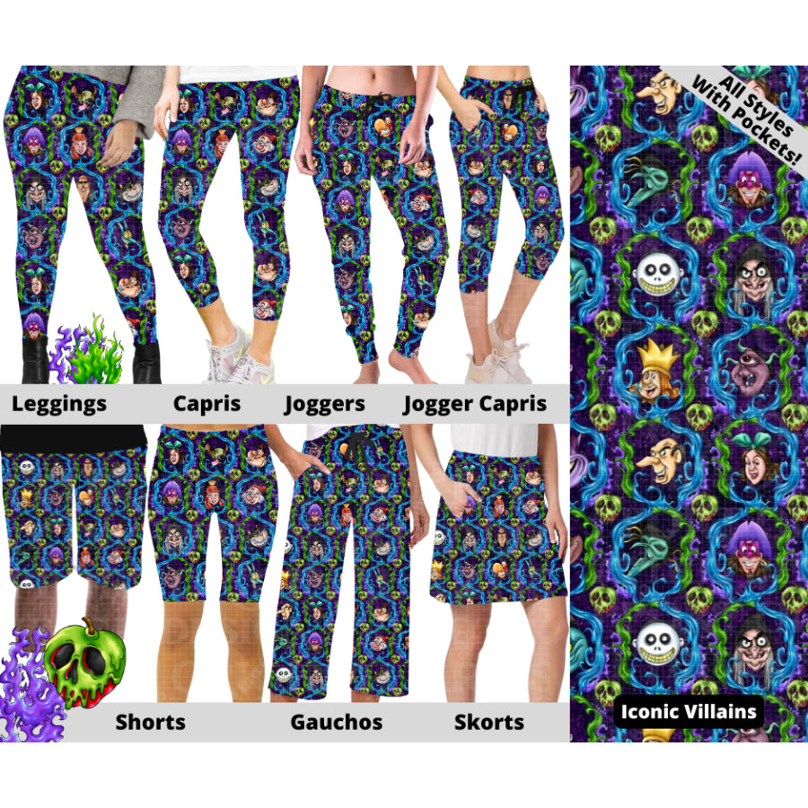 Preorder Custom Styles - Iconic Villains - Closes 28 Mar - ETA mid Jul 2025 Leggings