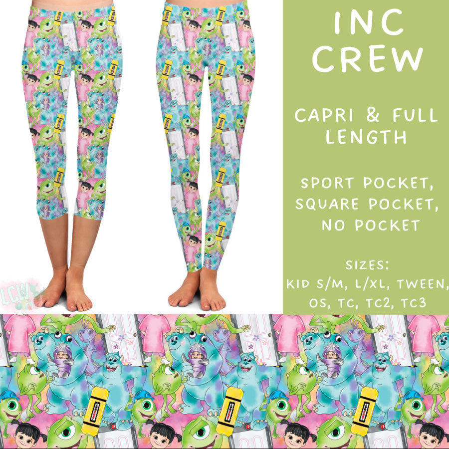 Preorder Custom Styles - Inc Crew - Closes 11 Oct - ETA late Dec 2024 Leggings