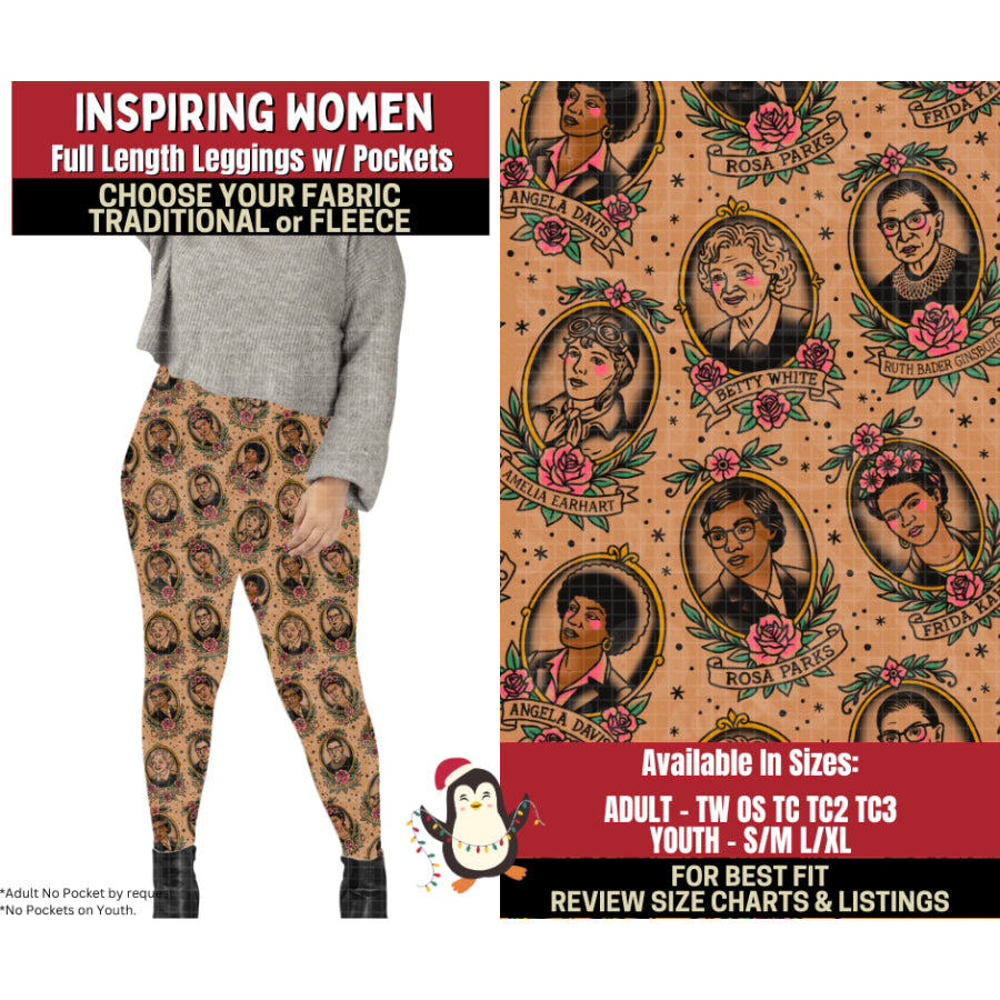 Preorder Custom Styles Inspiring Women Closes 4 Sep ETA early Jan 2026 Leggings