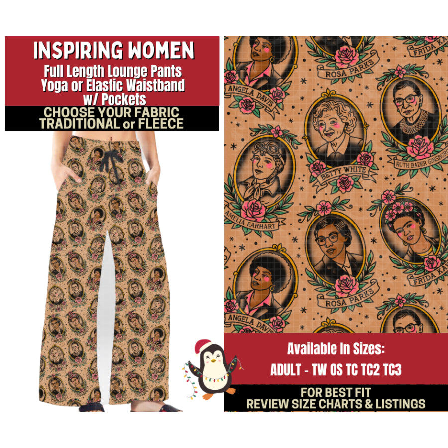 Preorder Custom Styles Inspiring Women Closes 4 Sep ETA early Jan 2026 Leggings