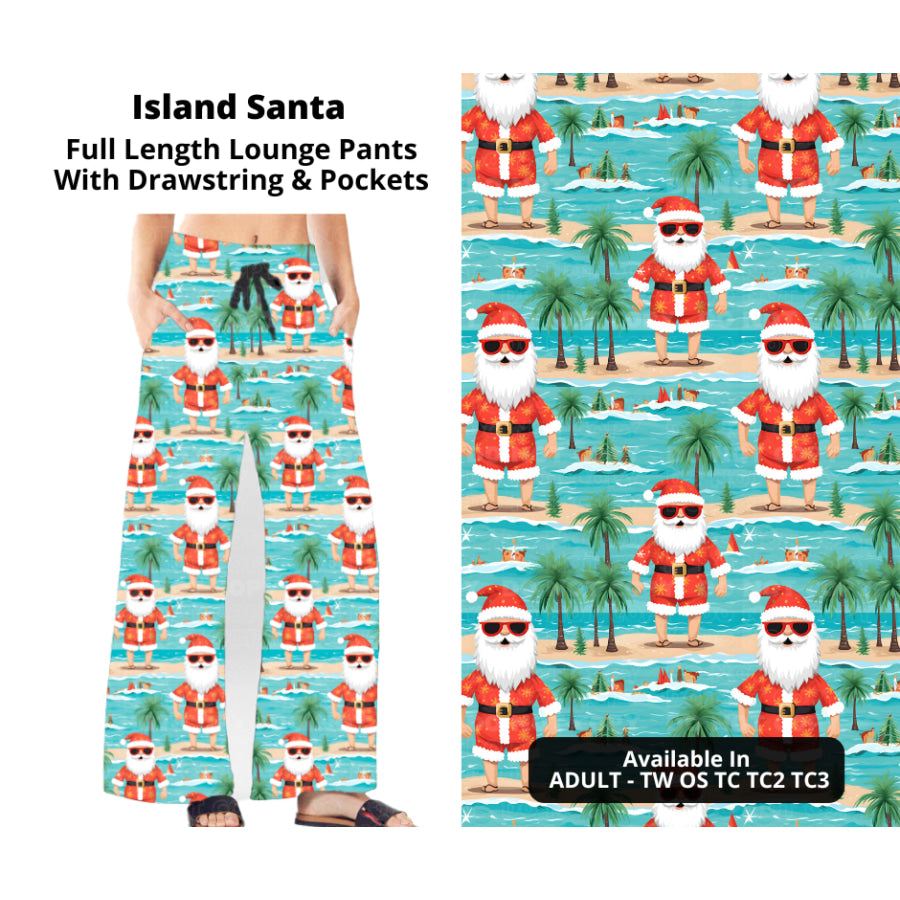 PREORDER Custom Styles - Island Santa - Closes 7 Oct - ETA late Dec 2024 Leggings