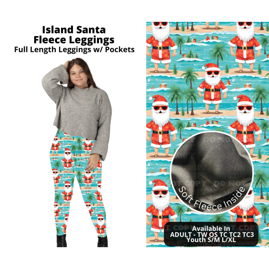 PREORDER Custom Styles - Island Santa - Closes 7 Oct - ETA late Dec 2024 Leggings