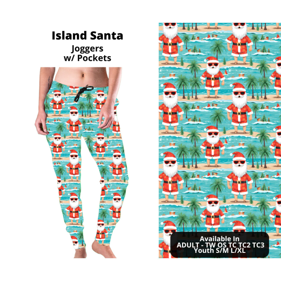 PREORDER Custom Styles - Island Santa - Closes 7 Oct - ETA late Dec 2024 Leggings