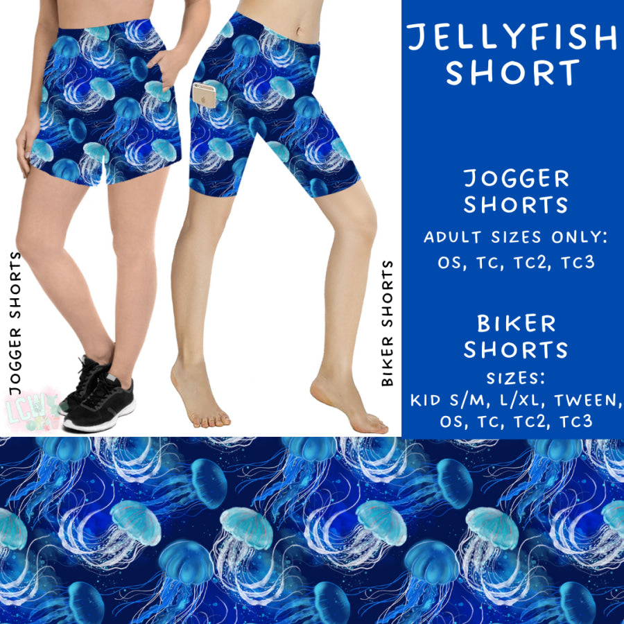 Preorder Custom Styles - Jellyfish - Closes 20 Mar - ETA mid Jun 2025 Leggings