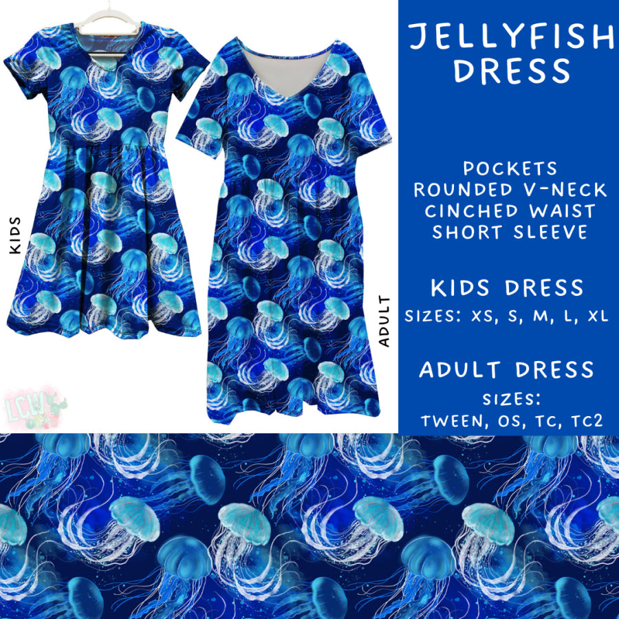 Preorder Custom Styles - Jellyfish - Closes 20 Mar - ETA mid Jun 2025 Leggings