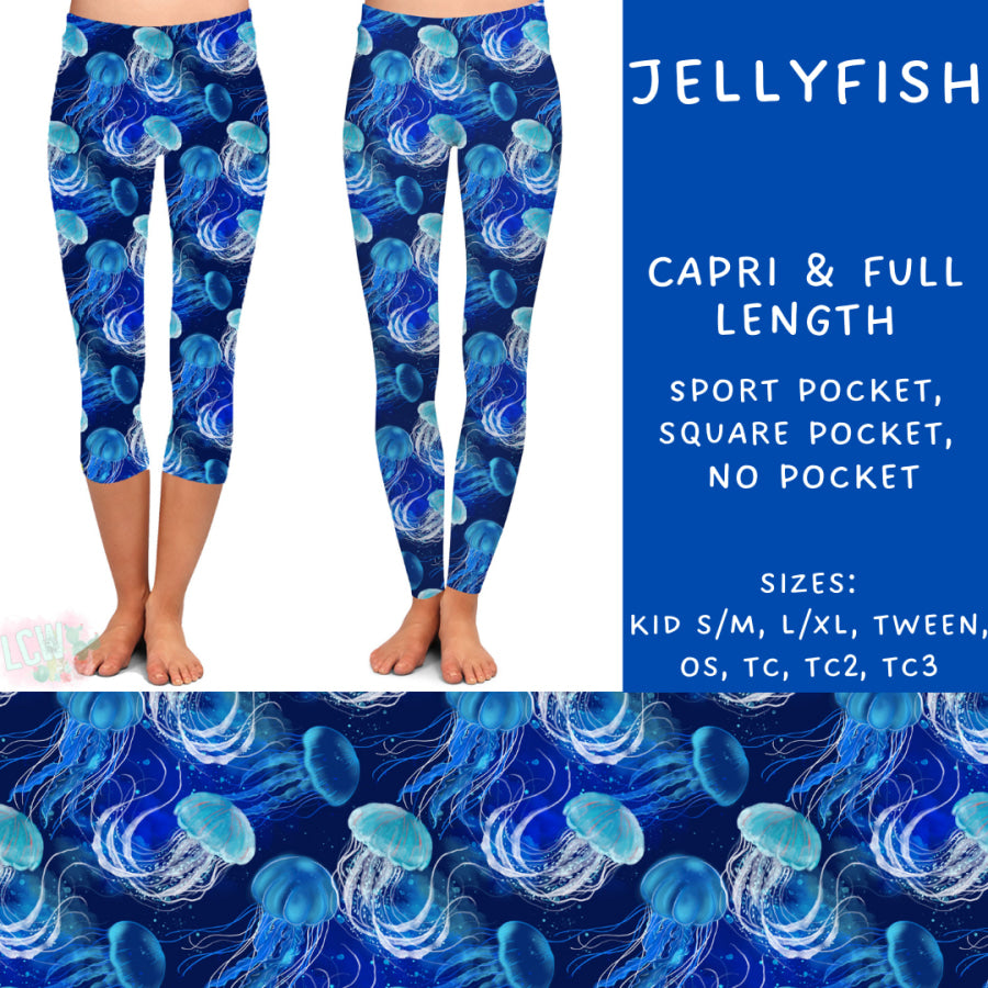 Preorder Custom Styles - Jellyfish - Closes 20 Mar - ETA mid Jun 2025 Leggings