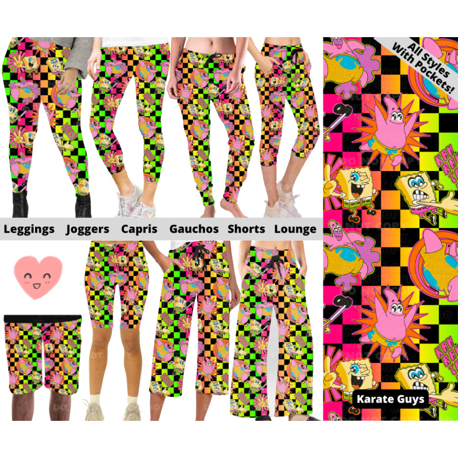 Preorder Custom Styles - Karate Guys - Closes 3 Mar - ETA mid Jun 2025 Leggings