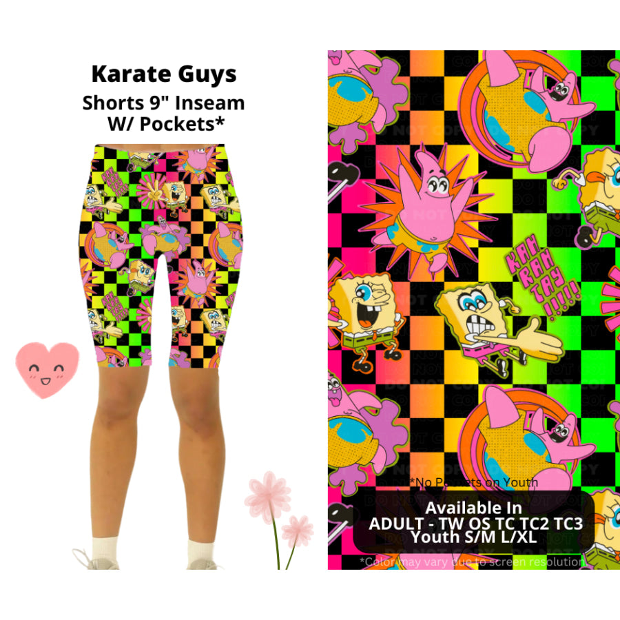 Preorder Custom Styles - Karate Guys - Closes 3 Mar - ETA mid Jun 2025 Leggings