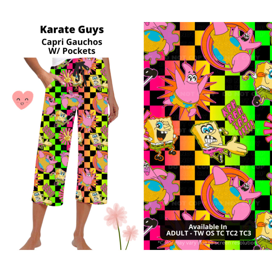 Preorder Custom Styles - Karate Guys - Closes 3 Mar - ETA mid Jun 2025 Leggings