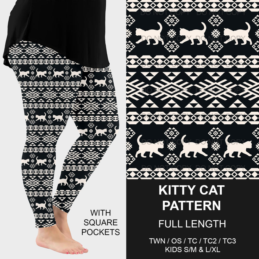 PREORDER Custom Styles - Kitty Cat Pattern - Closes 4 Mar - ETA late May 2025 Loungewear