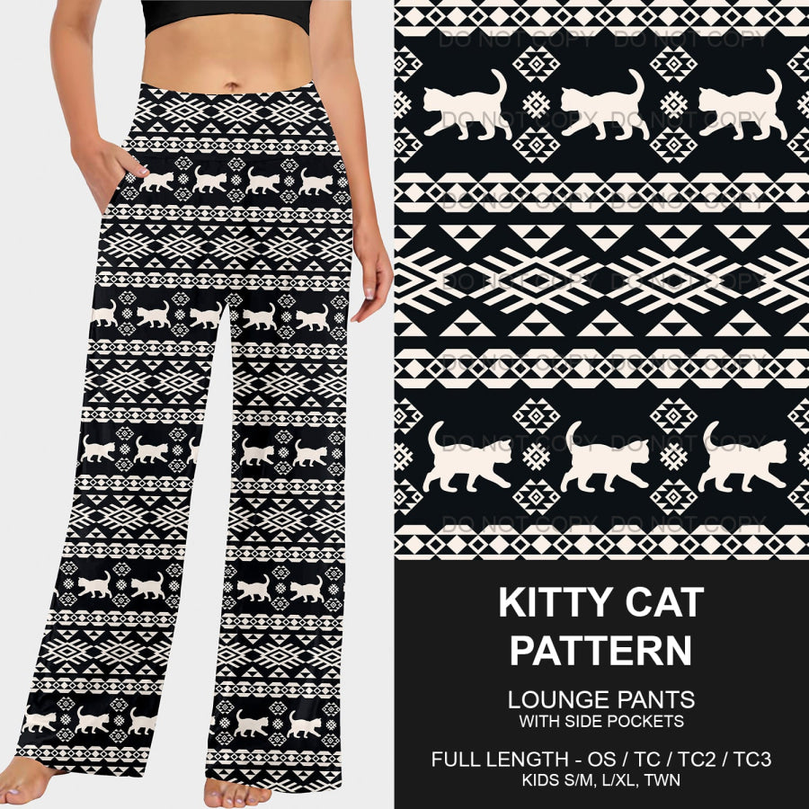 PREORDER Custom Styles - Kitty Cat Pattern - Closes 4 Mar - ETA late May 2025 Loungewear