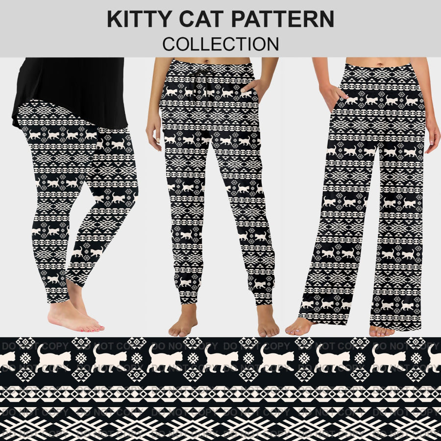 PREORDER Custom Styles - Kitty Cat Pattern - Closes 4 Mar - ETA late May 2025 Loungewear